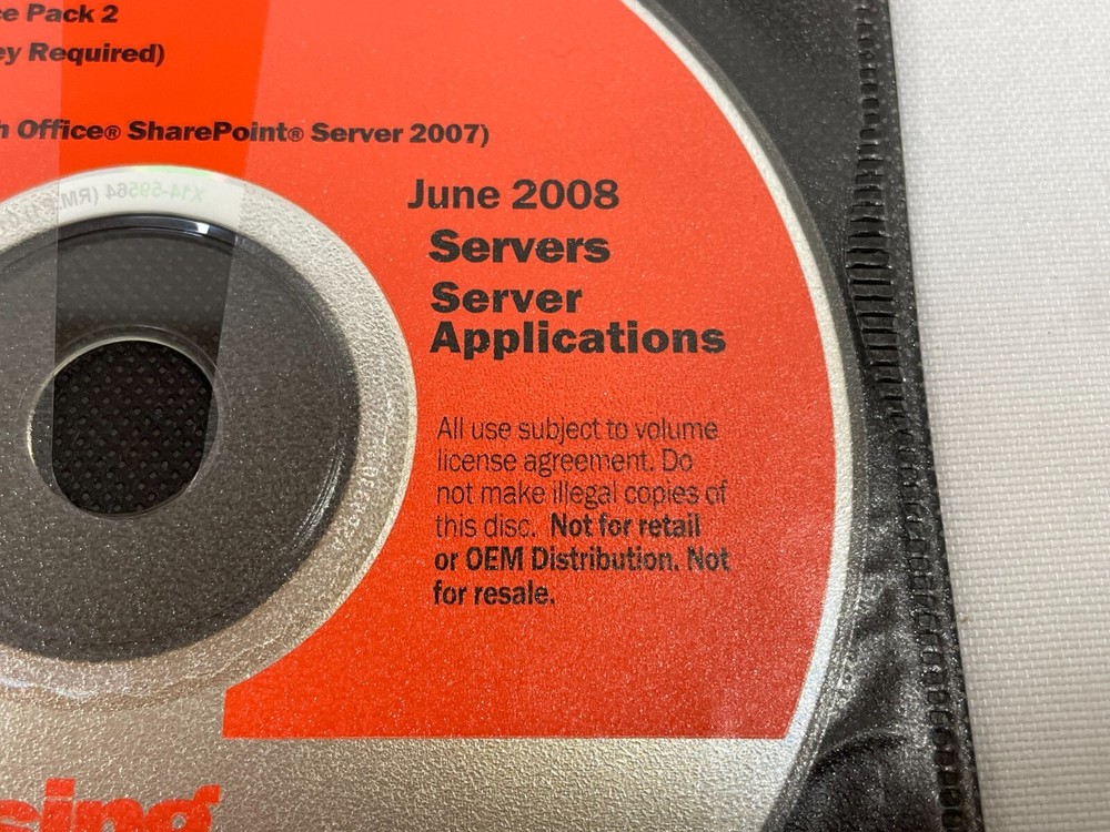 Microsoft Forefront Security for SharePoint with Service Pack 2 DVD with KEY!