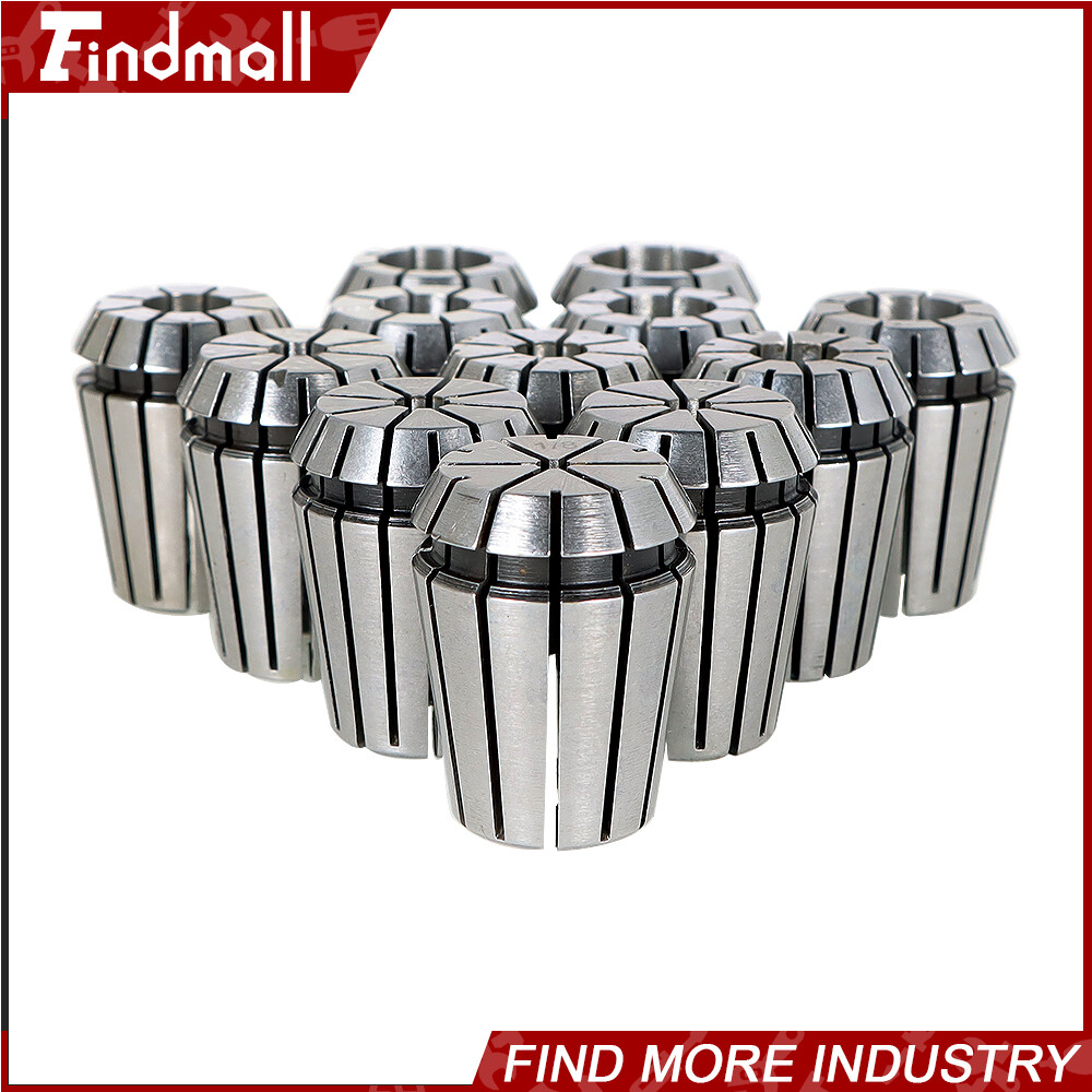 Findmall 12Pcs ER25 1/8"-5/8" Spring Collet Set for Engraving Milling Lathe Tool
