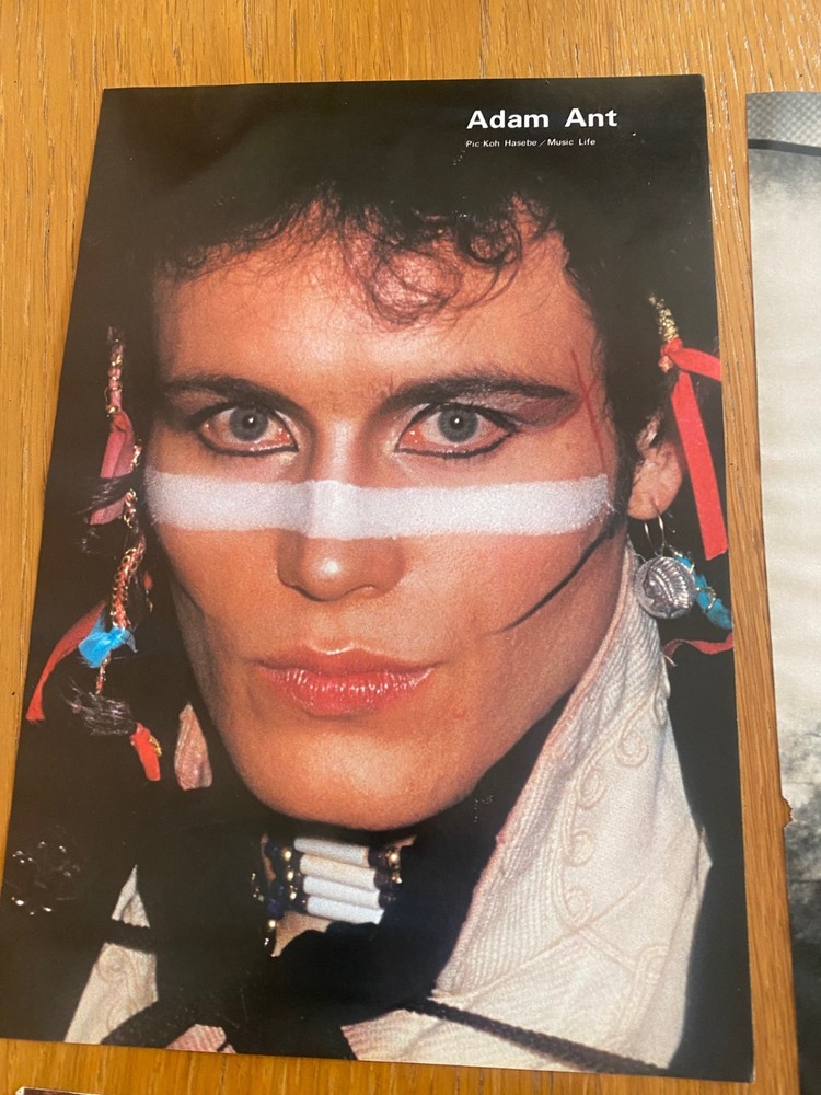 ADAM & the ANTS 1981 Japan ad/cuttings x11 magazine cover Stand and Deliver RARE
