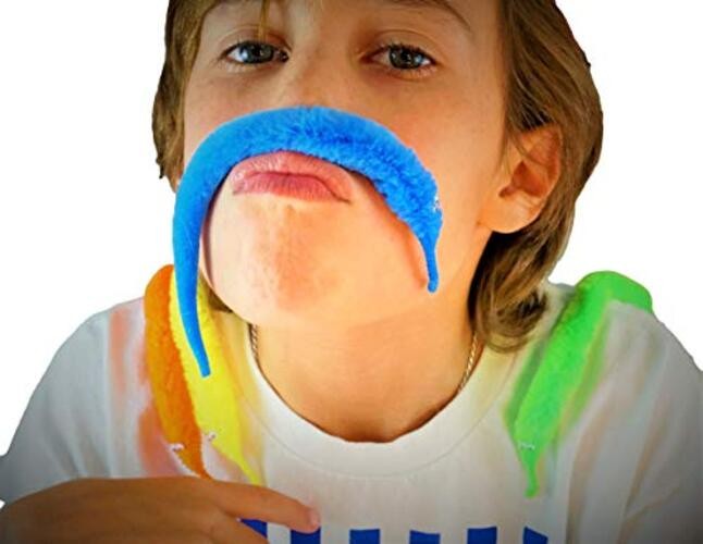Fuzzy Worm Fidget Toy with String Attached () – Fun Magic Tricks for 1 Pack