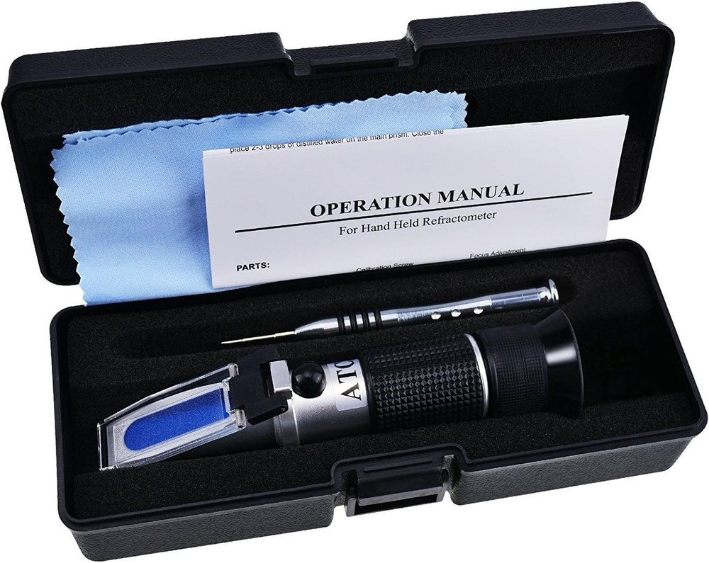 0-10 Brix Refractometer for Testing Sugar Content Maple sap Syrup, Low-Concen...