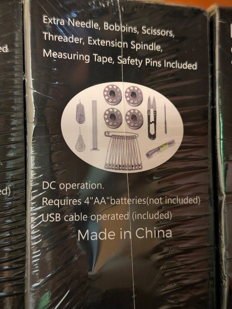 Handheld Sewing Machine, USB Powered or AA, Two Speed Adjustment, NEW RETAIL