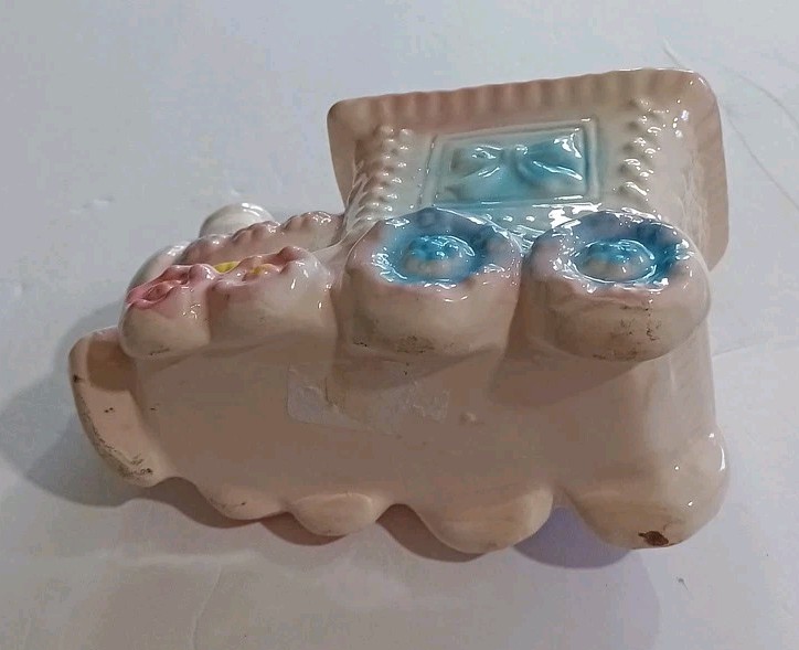 Vintage Ceramic Nursery Train Planter