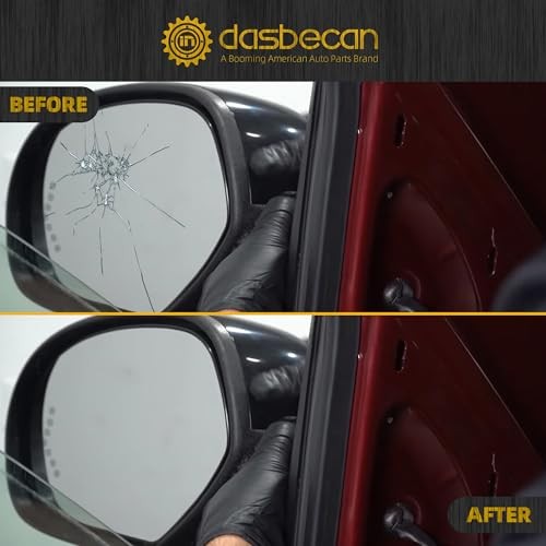 Right Side Mirror Compatible with 2007-2013 Chevy R-9Pin Black texture
