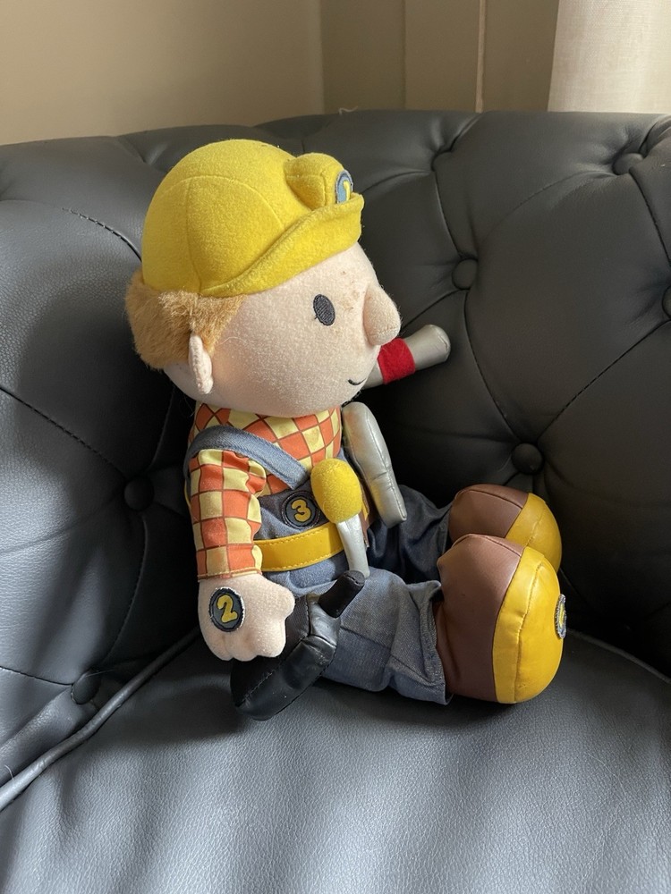 Vintage 2000 Read Along Talking Bob The Builder Interactive Plush Working