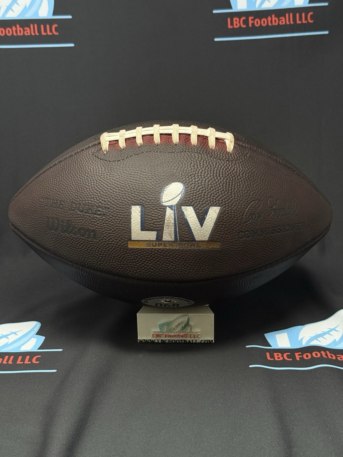 Kansas City Chiefs Game Issued Super Bowl LV Game Ball #068 Wilson Duke Football