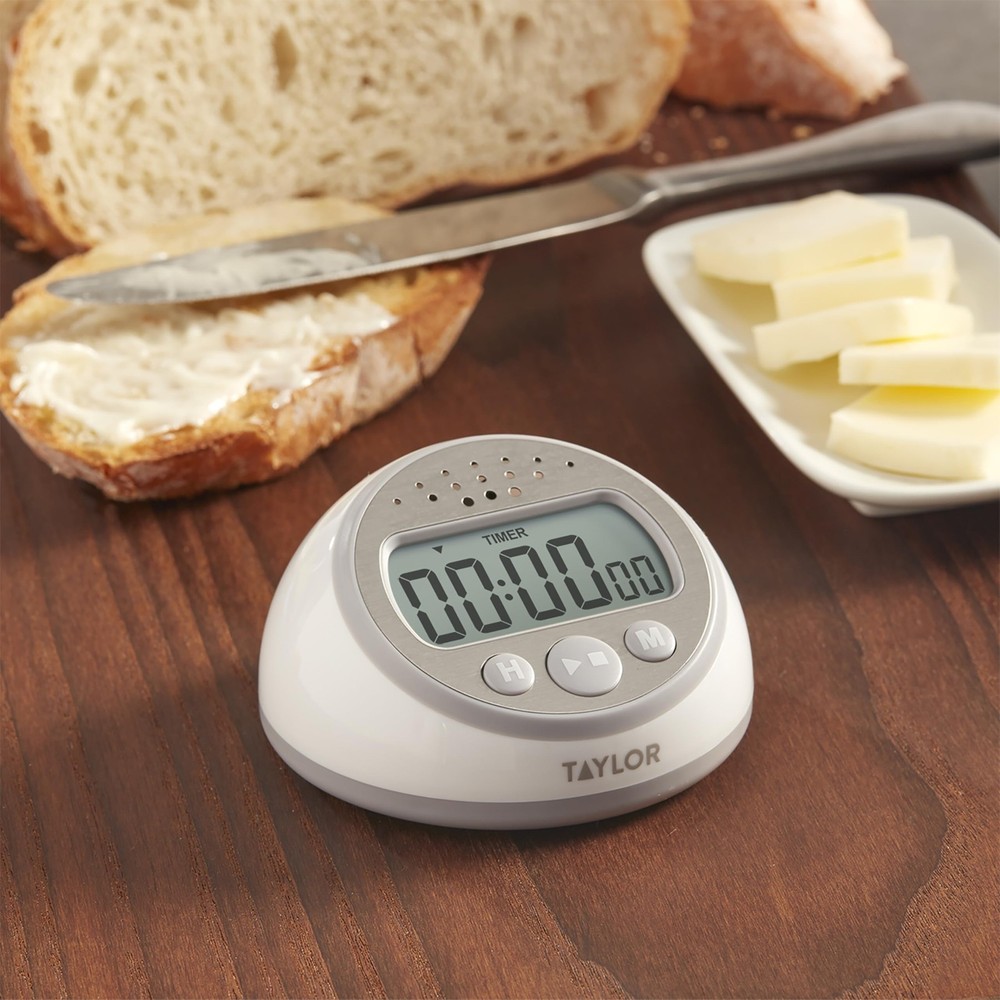 Taylor Digital Timer Counts Up and Down for School, Learning, Projects, and K...