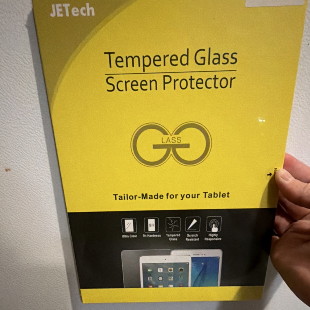 JETech Ultra Clear 9H Tempered Glass Screen Protector Scratch Resistant