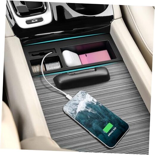 Center Console Compatible with Honda 2016-2022 Pilot & Insert Cable Protector