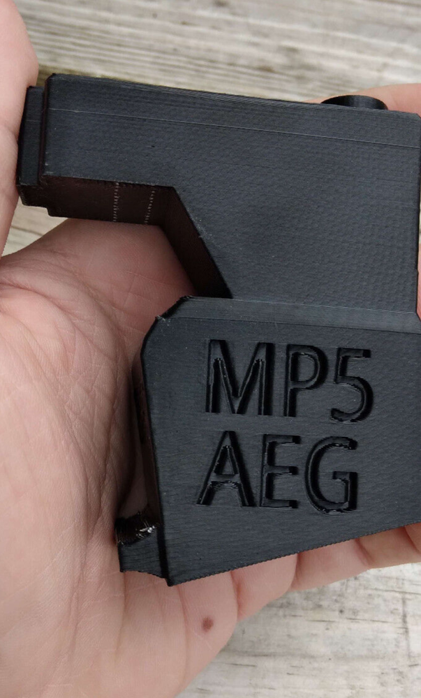 Airsoft MP5 AEG Odin Speedloader Adapter (Black)