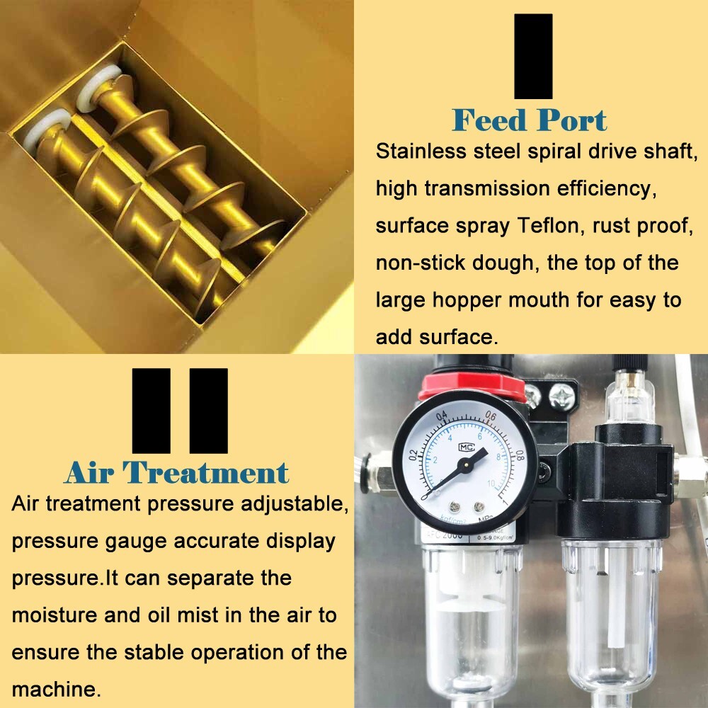 110V Commercial Multifunctional Dough Divider Full-automatic Bread Dough Divider
