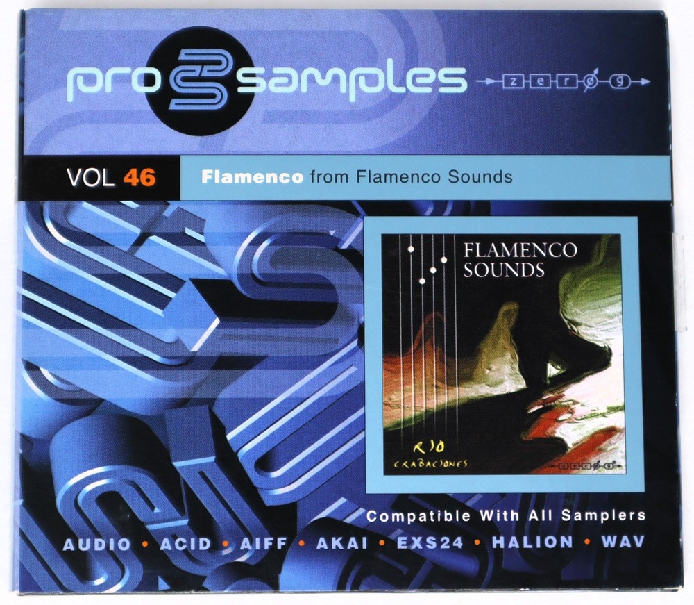 Zero-G Pro Samples 46 Flamenco Sample Library/Sound Library/Sampling Double CD