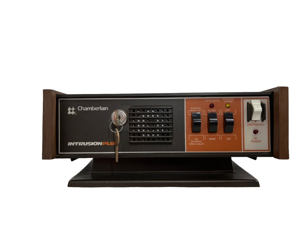 Vtg 1970's Chamberlain Intrusionplus Wired Home Security System - Untested