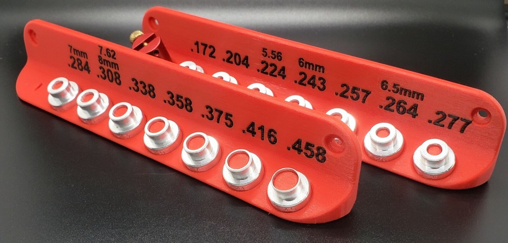 Hornady bullet Comparator Lock N Load 14pc kit Wall Mount.