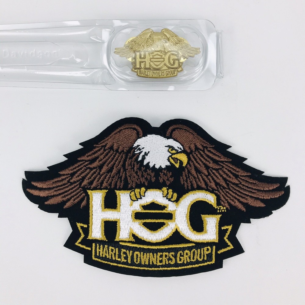 Harley Davidson HOG Harley Owners Group patch and pin