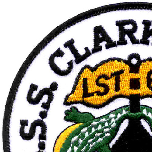 USS Clark County LST-601 Tank Landing Ship Patch