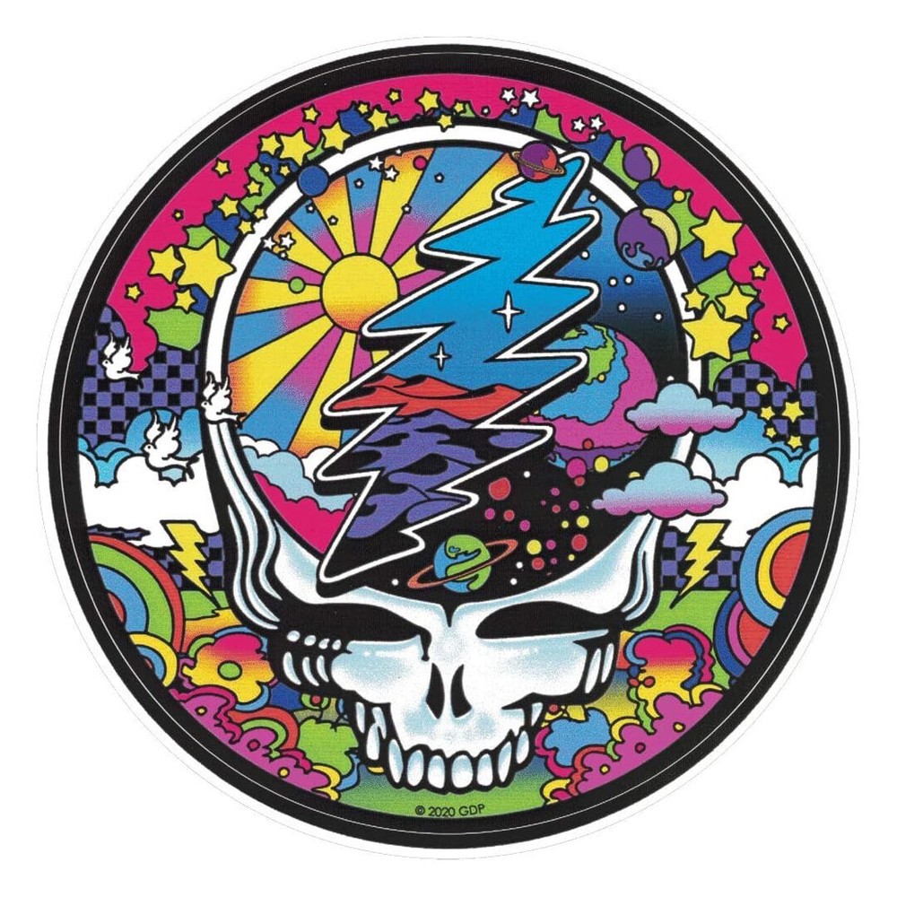 Grateful Dead Mod Max Steal Your Face Sticker