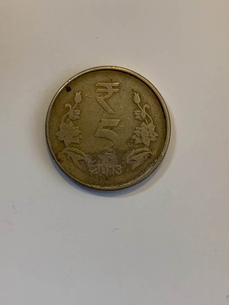 2013 India 5-rupee coin