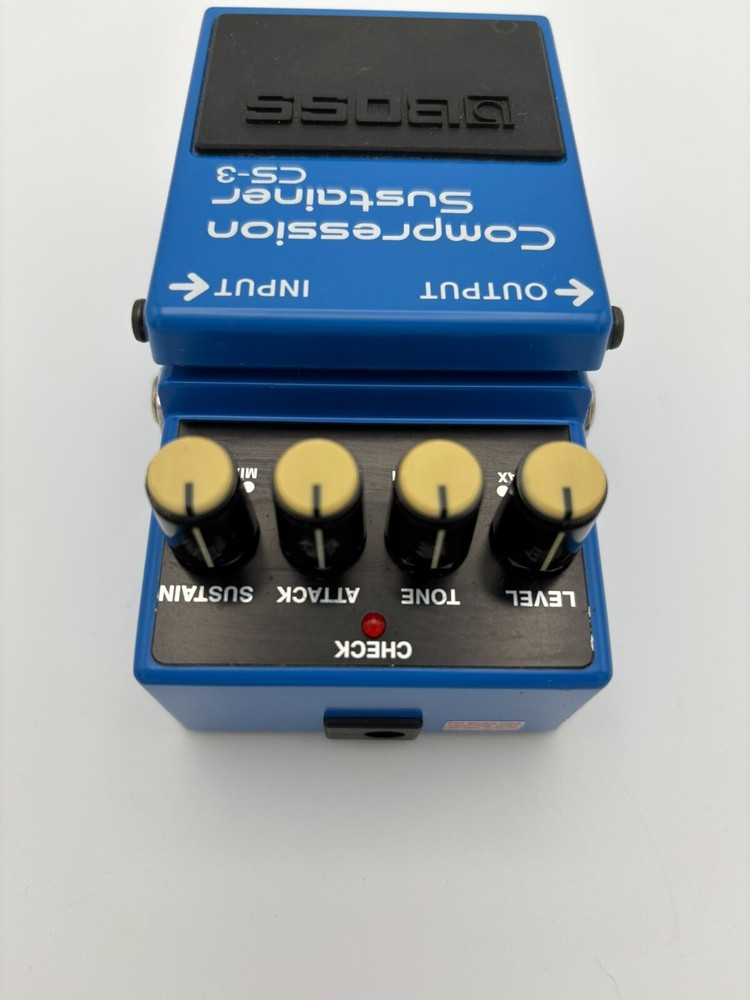 Boss CS-3 Compressor Guitar Effect Pedal Used