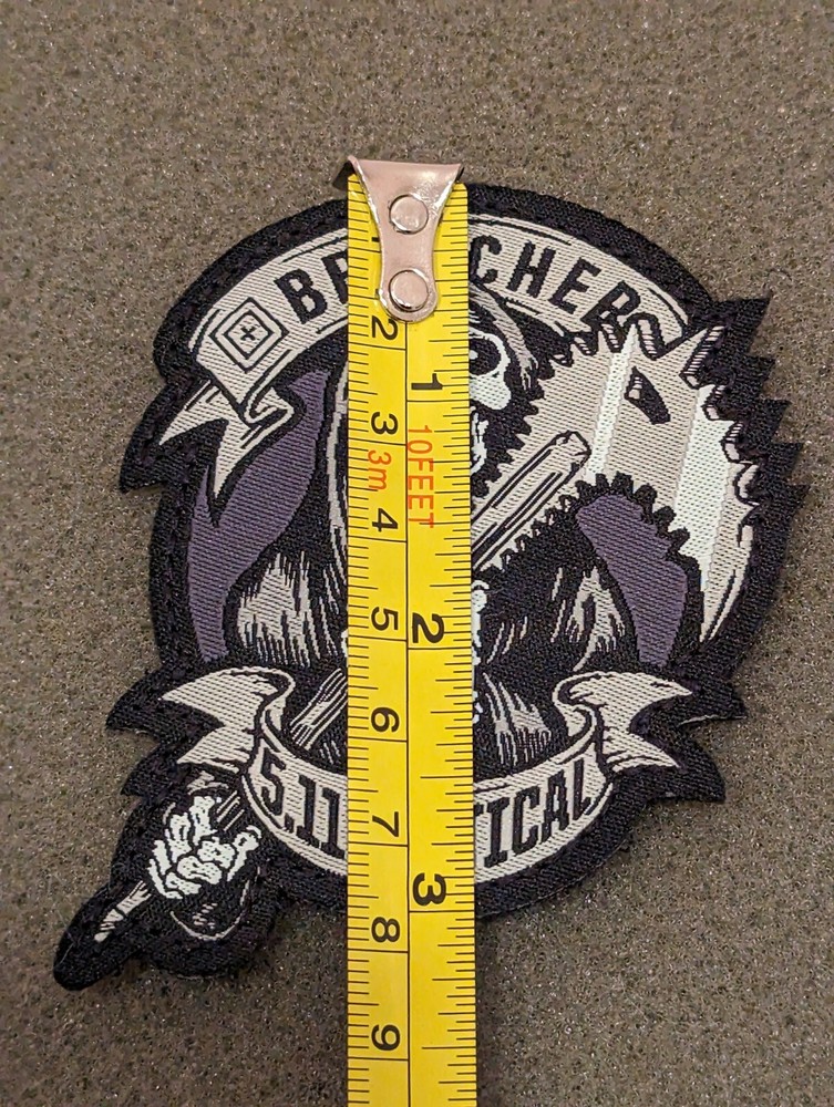 5.11 Tactical Patch Breacher Morale Patch Rare Gray/Black