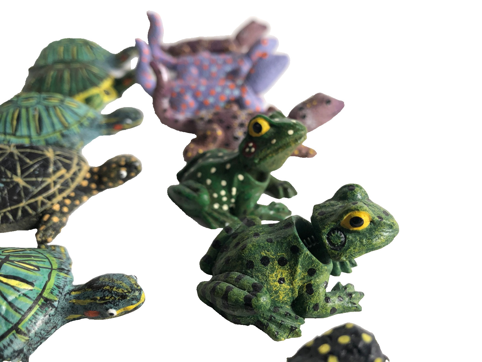 Frogs Geckos Turtles NOS Gifts Fund Raising Stocking Stuffers Resell Etc 12 pcs