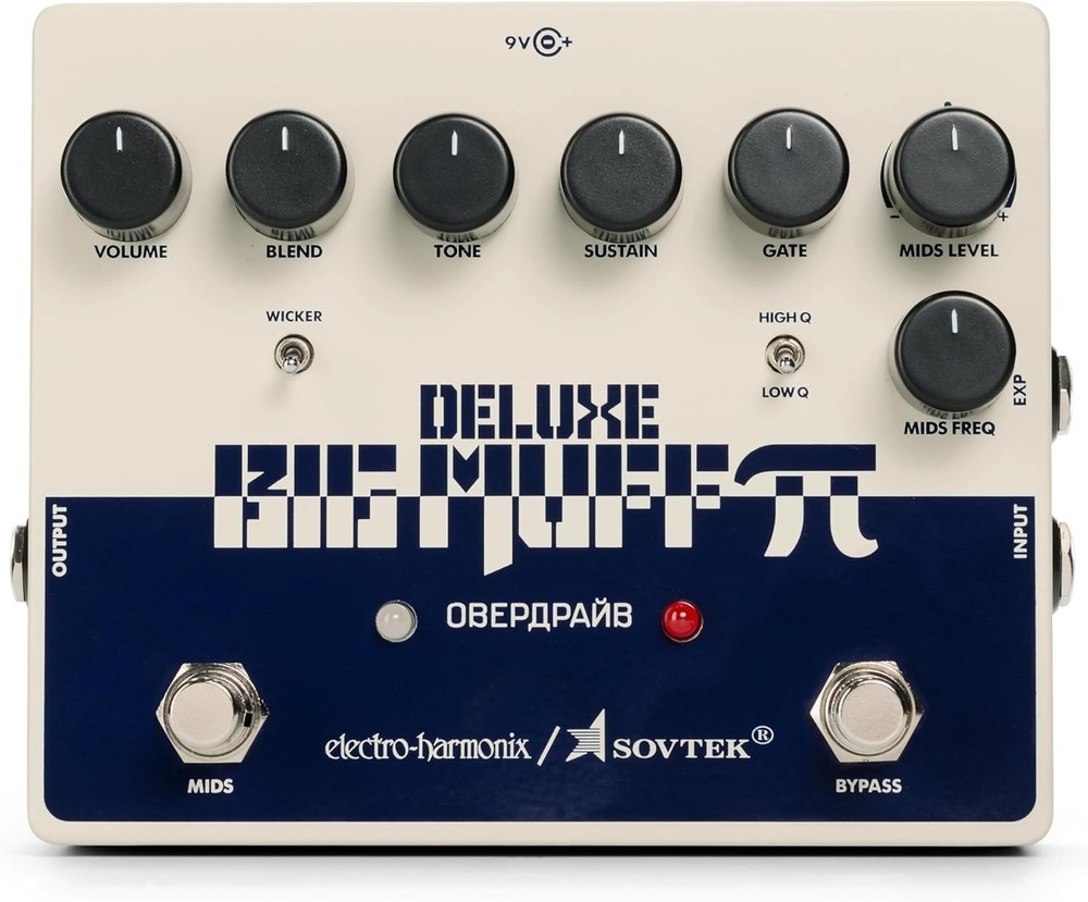 EHX Electro-Harmonix Sovtek Deluxe Big Muff Fuzz Effects Pedal