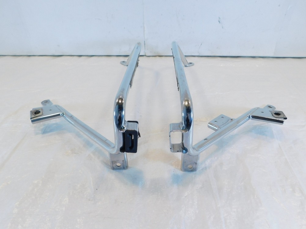 Harley Davidson FLHX Street Glide Left & Right Chrome Saddlebag Support Brackets