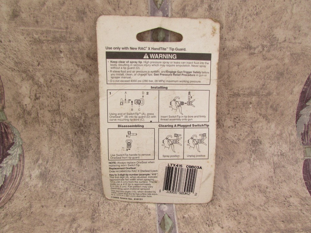 Graco RAC X 415 LTX Latex SwitchTip