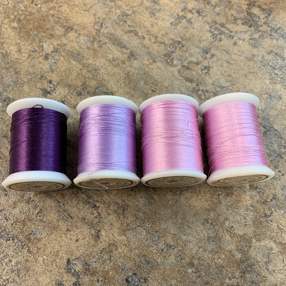 25 Spools JANOME Embroidery Threads , Used