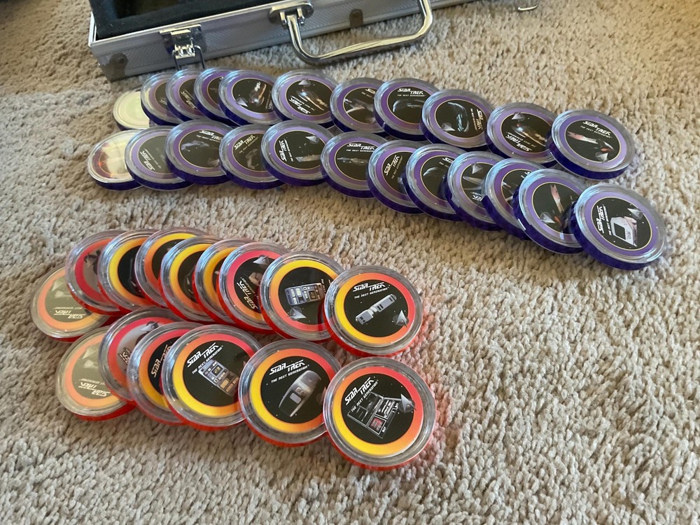 Star Trek Next Generation Custom Made Poker Chips