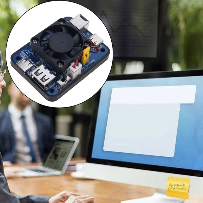 Stable 5V5A Power Supply Module with PD Input for RPI 5 Development Boards