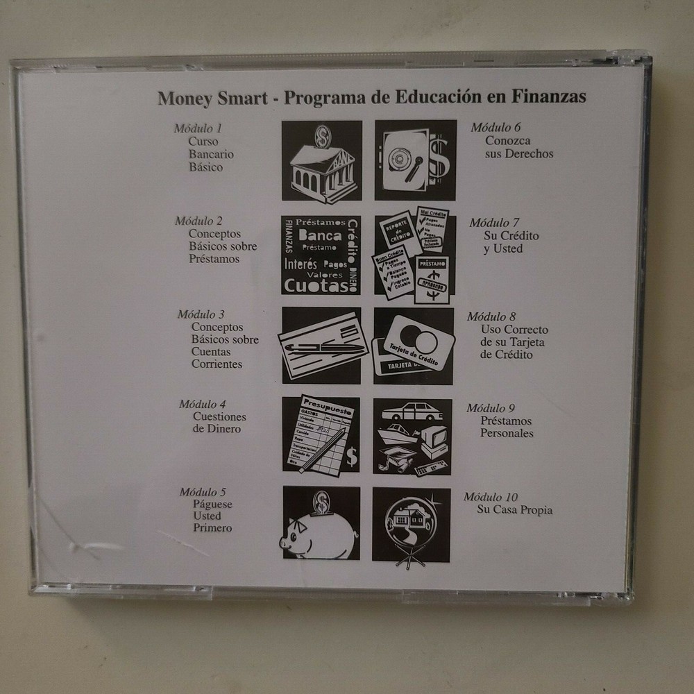 FDIC Money Smart Training-SPANISH VERSION Computer-Based Instruction CD~NEW!