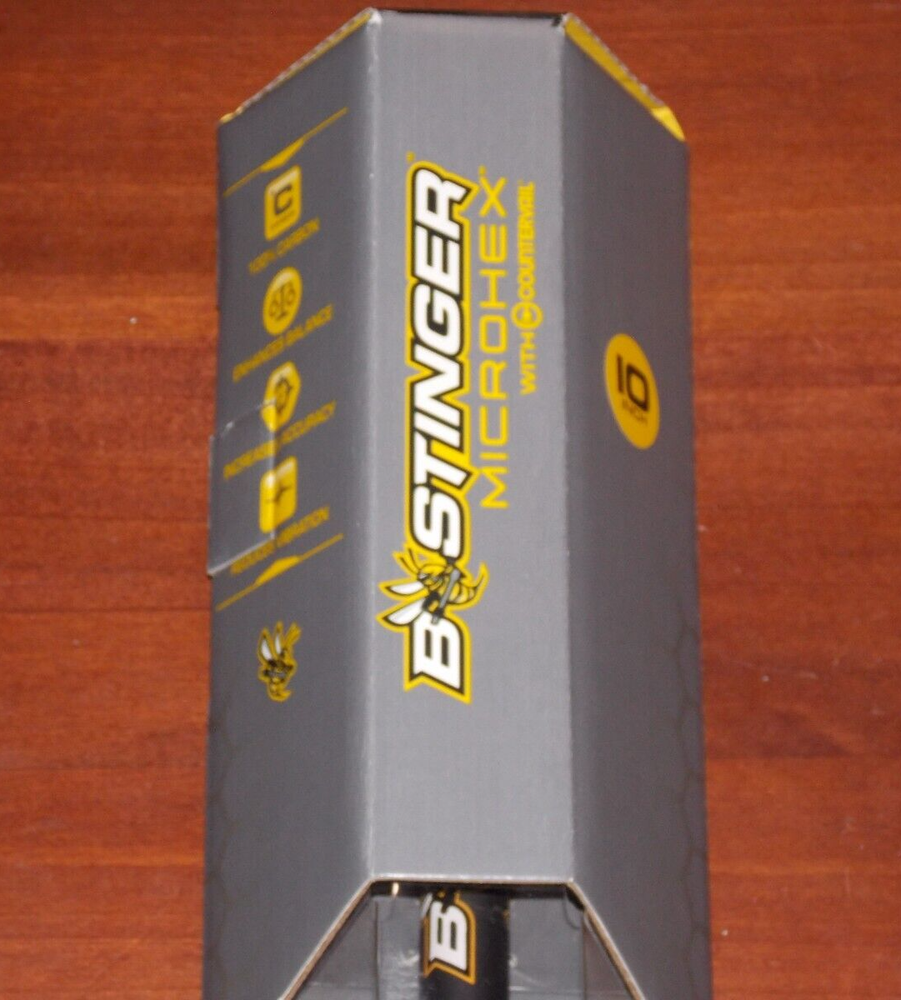 Bee Stinger MicroHex 10" Stabilizer in Matte Black w/Red - B Stinger
