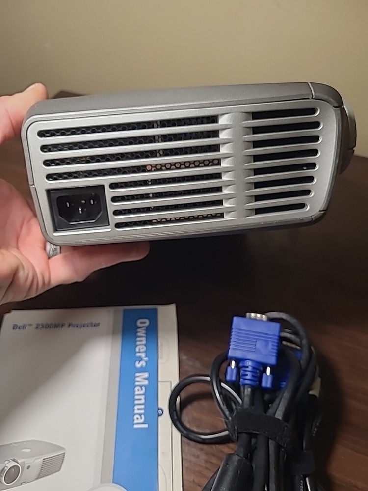 Dell 2300MP Projector, Manual, Cords - Tested Working