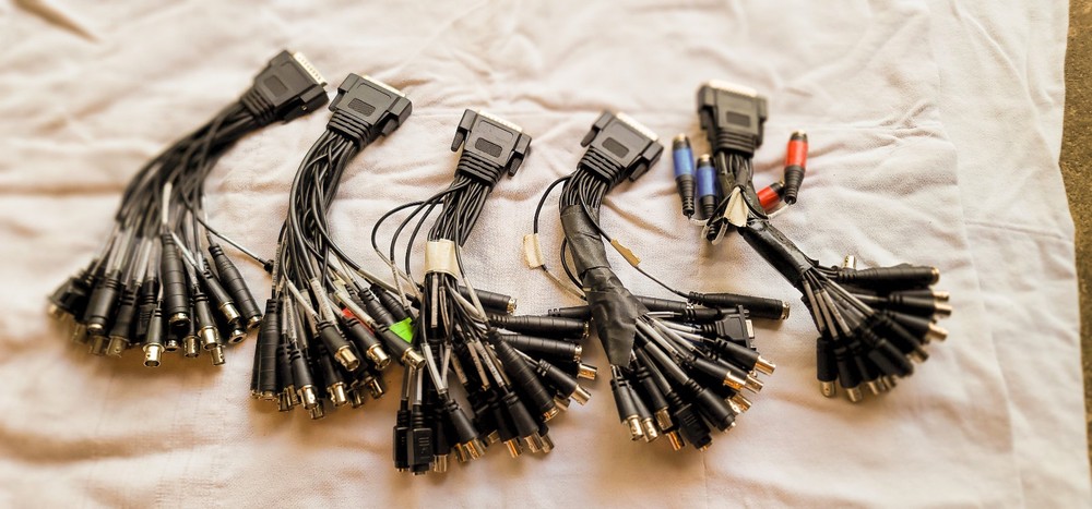 5x Blackmagic Design Audio Breakout Cables (5x bundle)