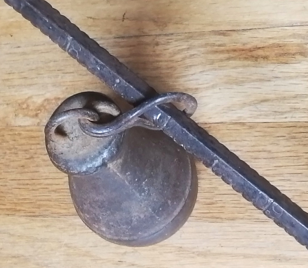 Antique Wrought Iron FIELD GRAIN SCALE