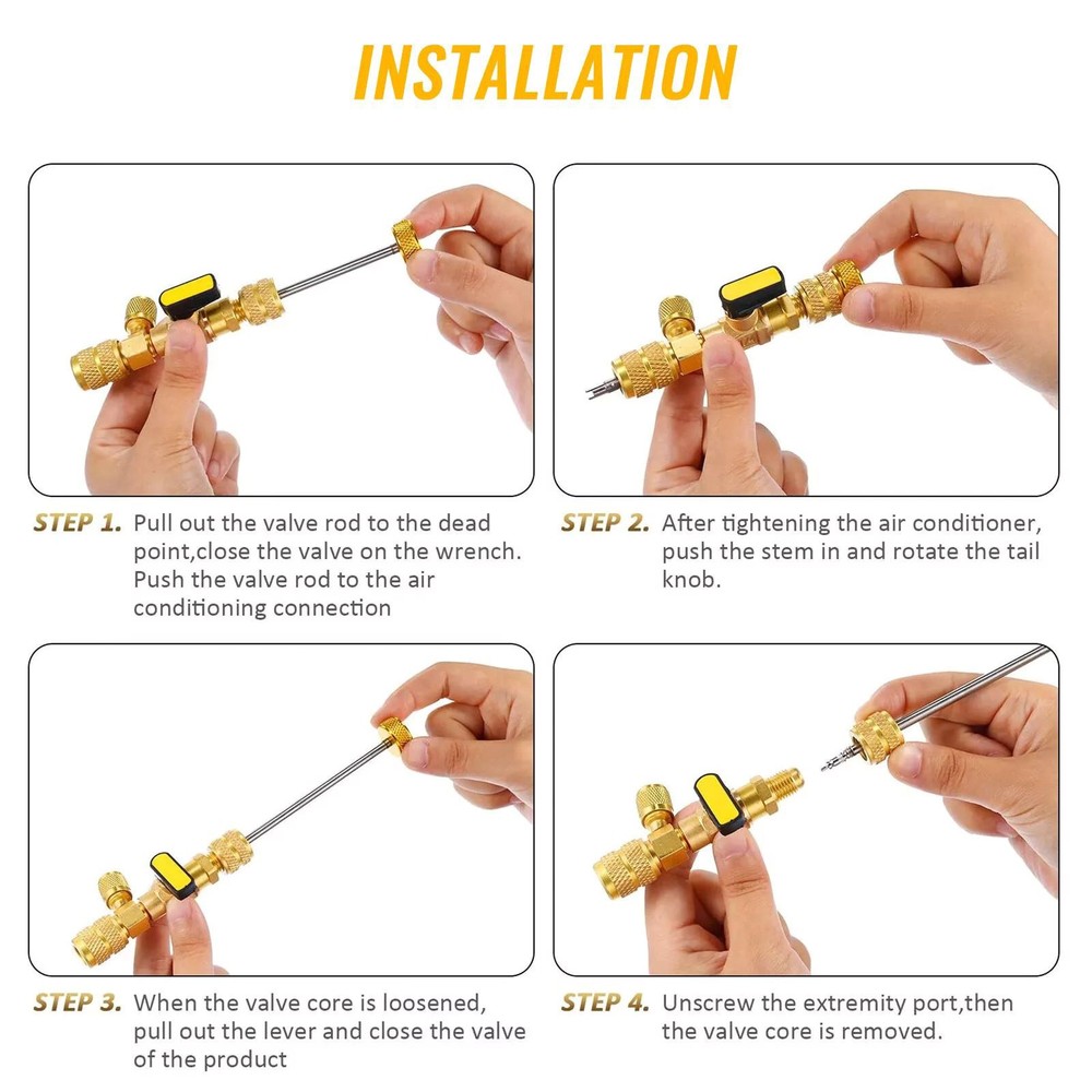 High Quality Valve Core Remover&Installer For Multi-specification Air Condition