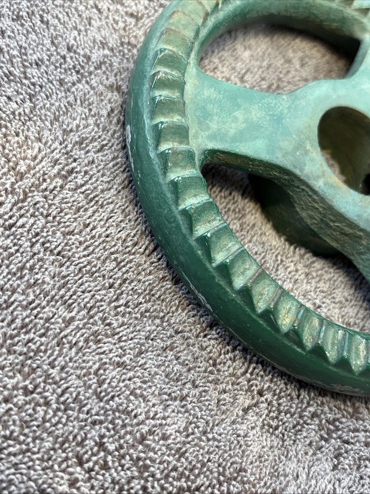 ** MISSING HANDLE** Vintage Champion Blower And Forge Post Drill Feed Gear.