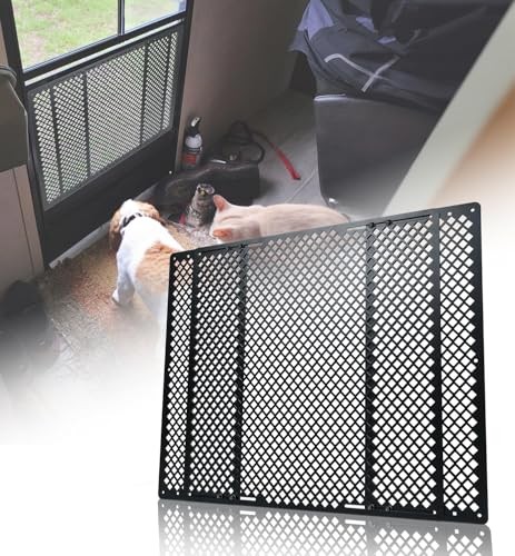 Protector de puerta de RV para perros, protector ajustable para puerta de