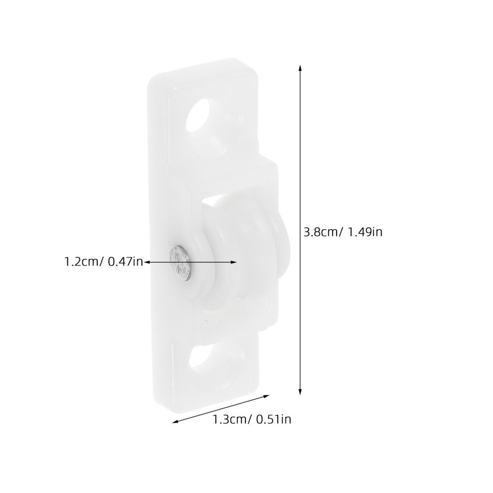 12 Pcs Upright Freezer Rollers Cabinet Door Sliding Fridge Bottom