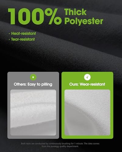 Rectangle Table Cloth 60" x 84" – Durable Polyester 84" x 60" - 1 Pack Black
