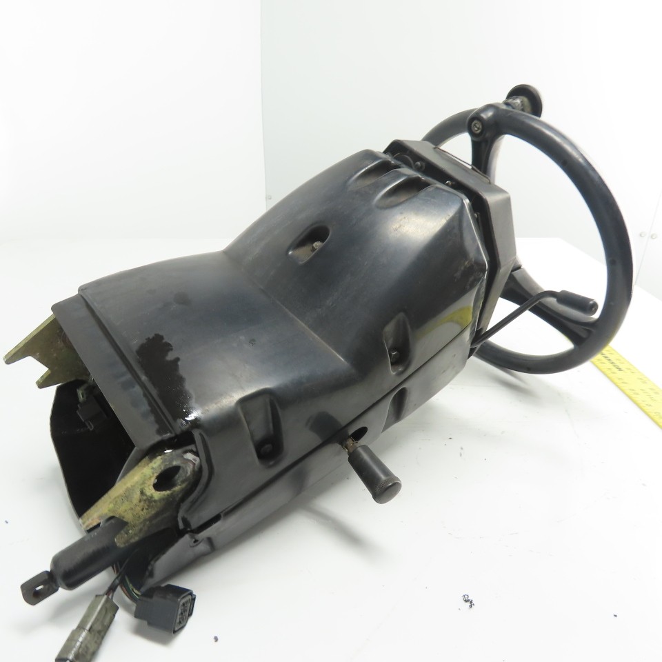 Caterpillar E5000 Forklift Steering Column Assembly W/Steering Wheel and Display