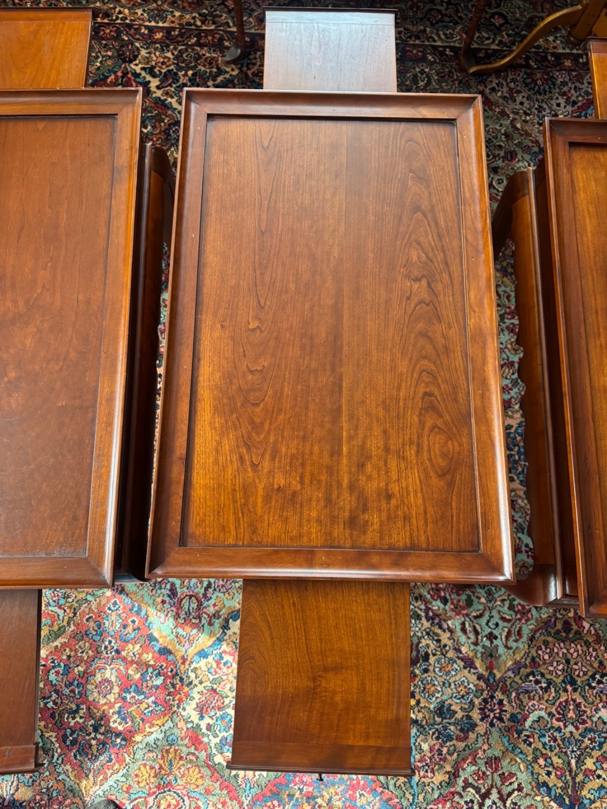 Eldred Wheeler Cherry Tea Tables