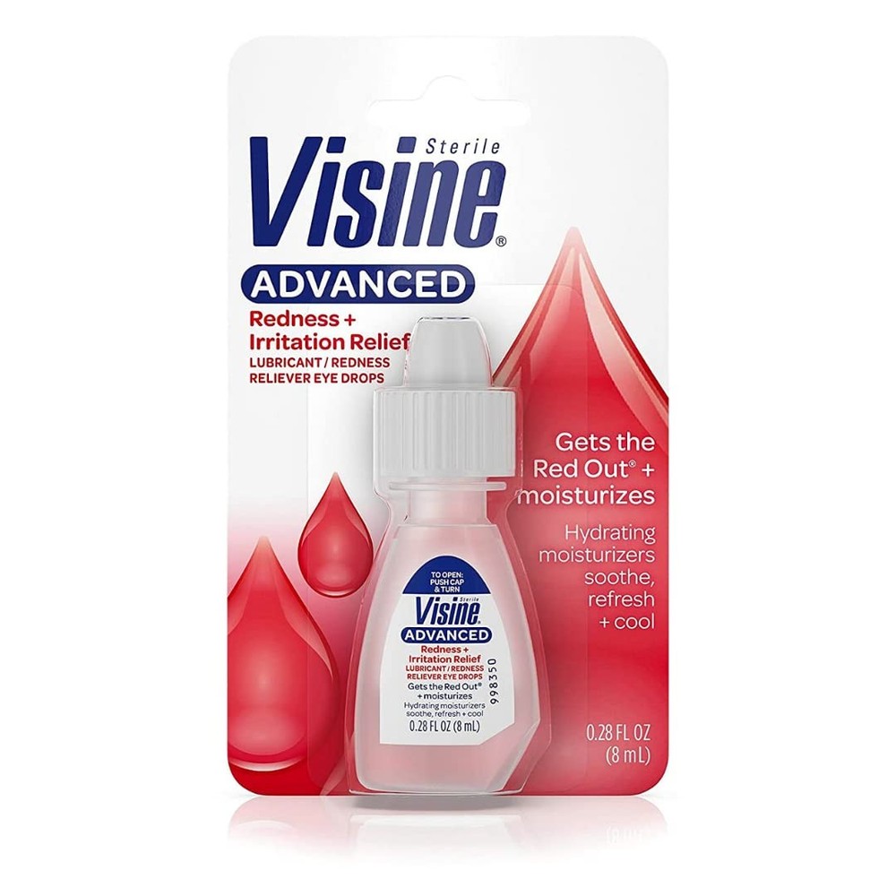 Advanced Relief Redness Reliever Eye Drops, 0.28 oz