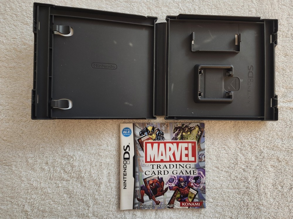 Nintendo DS Marvel Trading Card Game Case and Manual