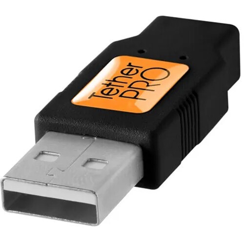 TetherPro USB 2.0 Active Data Extension Cable 16' (4.9m), Black CU1916