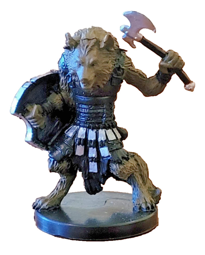 Gnoll - Aberrations # 51 C - D&D Miniatures - Includes stat card.