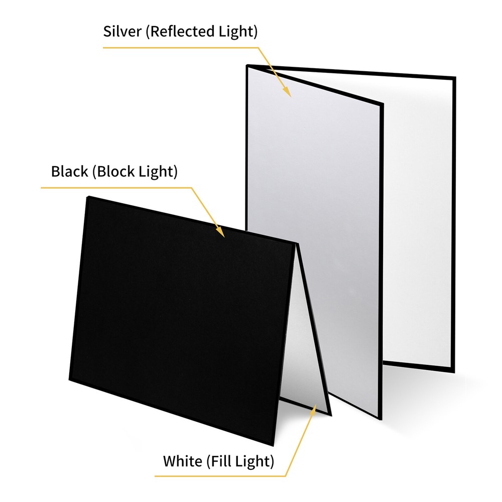 Photography Cardboard Collapsible Light Reflector Absorb Light Studio Shooting