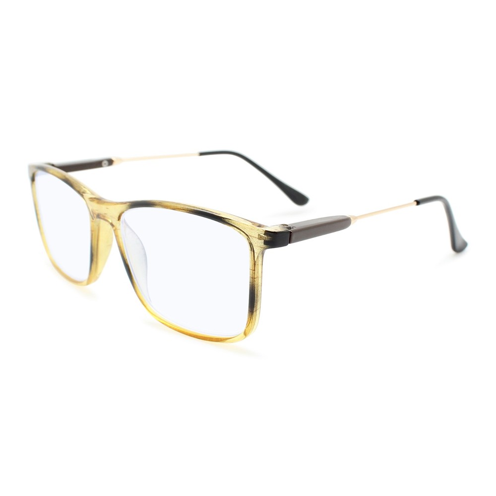 Premium Tortoise Shell Sleek Rectangular Reading Glasses Men Sturdy Readers