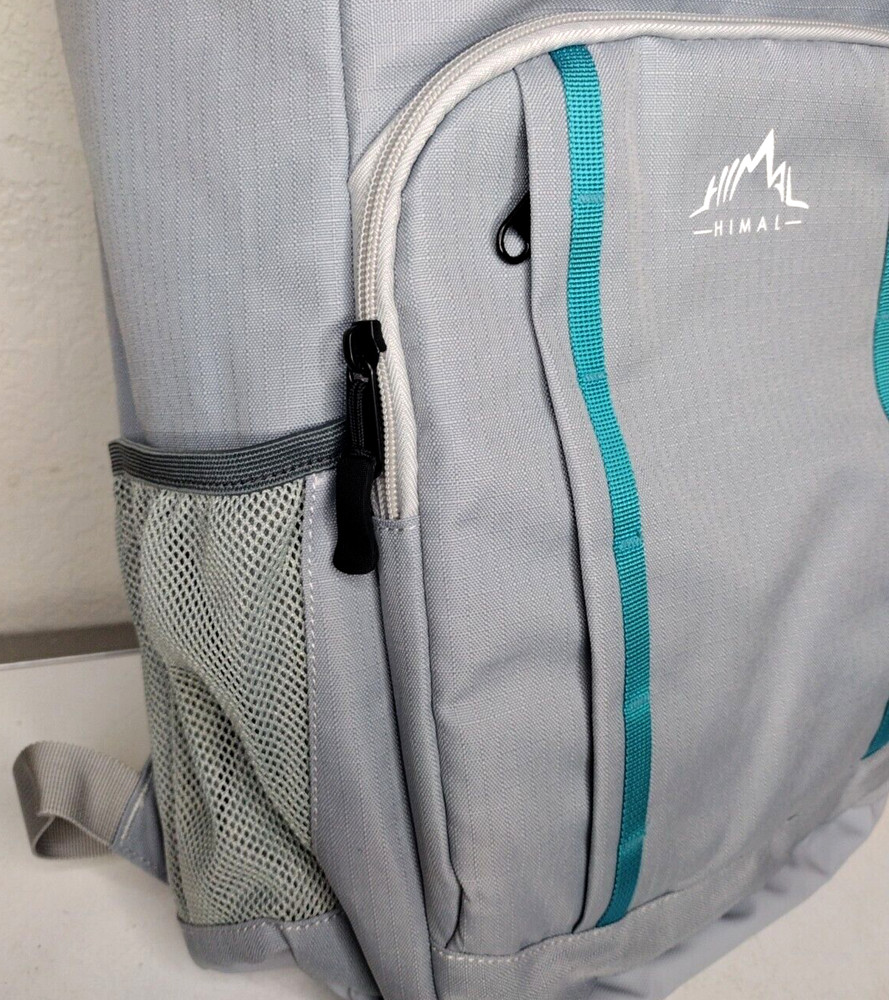 HIMAL Backpack Cooler Insulated Lining Multi Pockets Lightweight Blue-Gray 16"